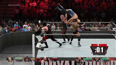 Wwe 2k15 Gameplay 30 Man Royal Rumble Match No Commentary Youtube