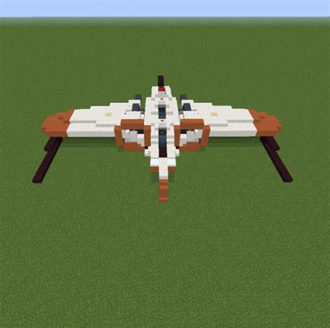 Republic Arc 170 Starfighter 2 Blueprints For Minecraft Houses Castles Towers And More