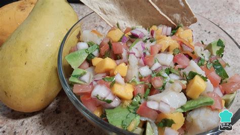 Ceviche De Pescado Con Mango Receta MEXICANA