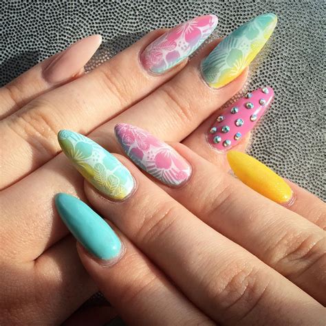 Summer Long Nail Designs Bella Carroll