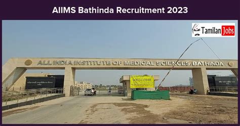 Aiims Bathinda Recruitment 2023 Project Assistant Jobs Apply Offline