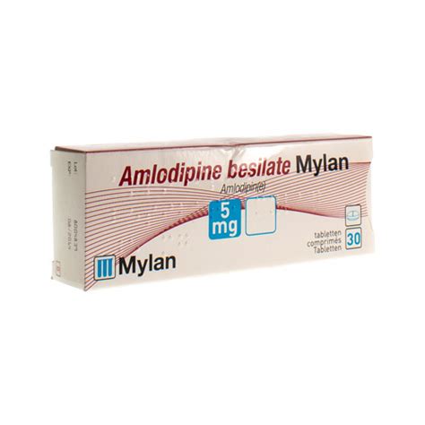 AMLODIPINE BESILATE VIATRIS 5MG TABL 30 Apotheek Claeys