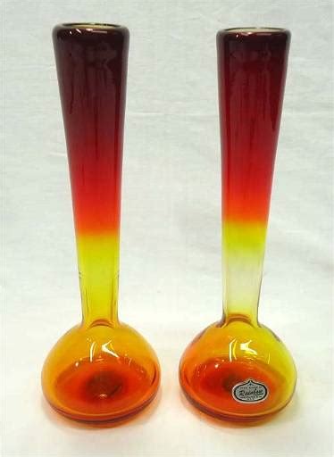 Pr Rainbow Amberina Vases