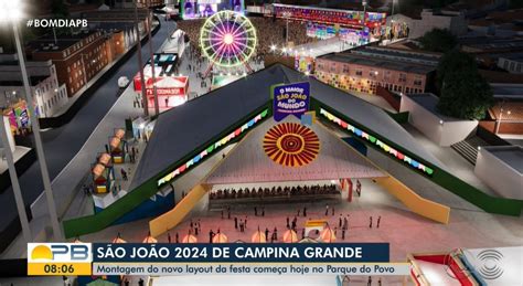 São João 2024 de Campina Grande Parque do Povo começa a ser montado