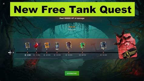 NEW Free Tank Quest Dealing Damage In Rating Battles Hunt For Free