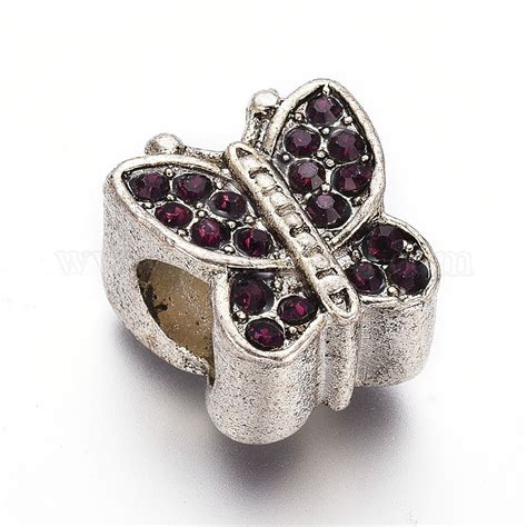 Wholesale Antique Silver Plated Alloy European Beads Pandahall