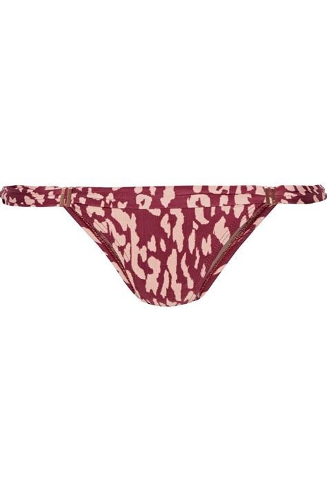 VIX PAULA HERMANNY Bali Bia Low Rise Printed Bikini Briefs THE OUTNET