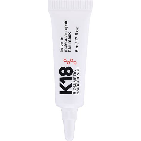 K18 Leave In Molecular Repair Hair Mask 5ml Несмываемая маска для молекулярного восстановления