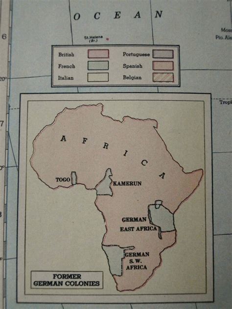 Africa Map or Physical Maps of South America and North America 1942 ...