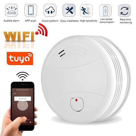 Tuya Sensor Para Detector De Humo Wifi Mhz Al Grandado