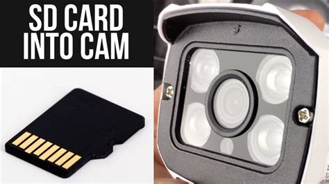 How To Insert Micro SD Card TF Card Into 1080P HD Wireless CCTV