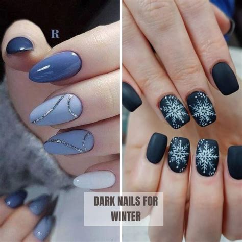 22 Gorgeous Dark Winter Nail Designs 2024 Inspired Beauty