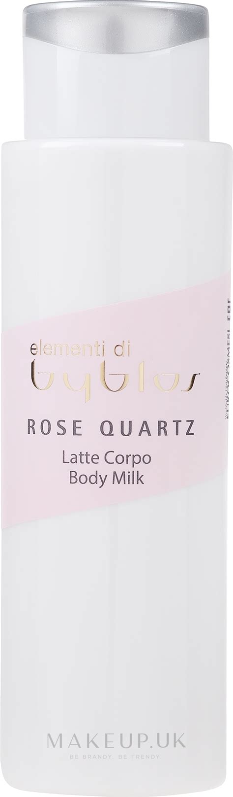 Byblos Rose Quartz Body Milk Makeup Uk