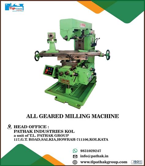 All Geared Milling Machine Manufacturer Seller In Cuttack Pathak