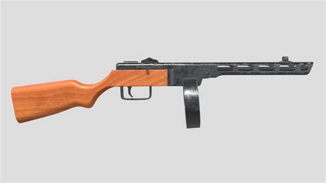 Ppsh 41 3d Model By Benjhandley 215e0df Sketchfab