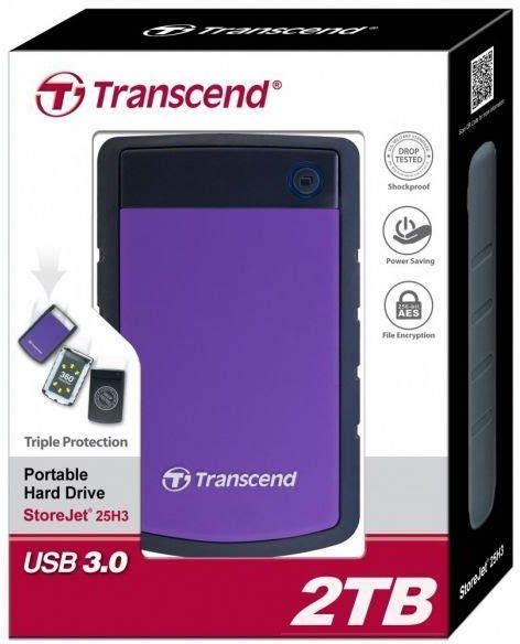 Dysk zewnętrzny Transcend StoreJet 25H3P 2TB 2.5 (TS2TSJ25H3P) - Opinie ...