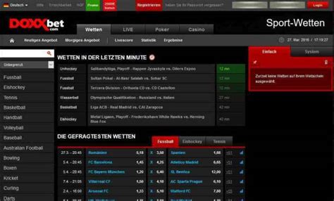 Doxxbet Erfahrungen Test Login Quoten Wettangebot Und Limits