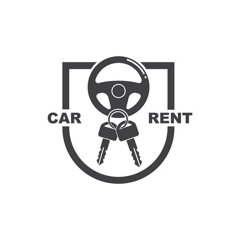 icon and logo of car rent vector illusration 20637601 Vector Art at ...