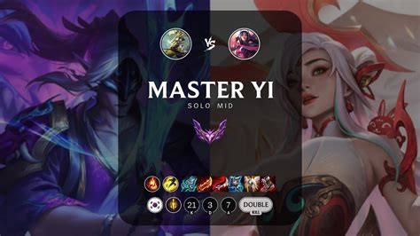 Master Yi Mid Vs Irelia KR Master Patch 13 1 YouTube