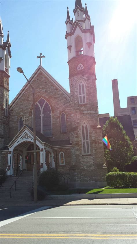 Fountain Street Church In Downtown Grand Rapids Mi Proudly Waving A