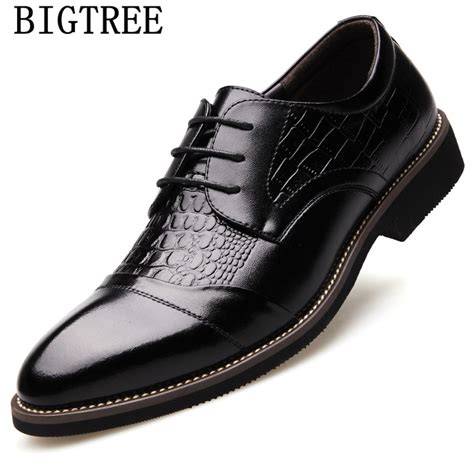 Zapatos De Cocodrilo Para Hombre Calzado Formal De Lujo De Marca