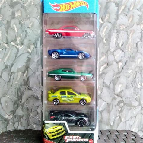 Hot WHEELS Gift Pack Fast Furious Lancer Evolution Edition Shopee Malaysia