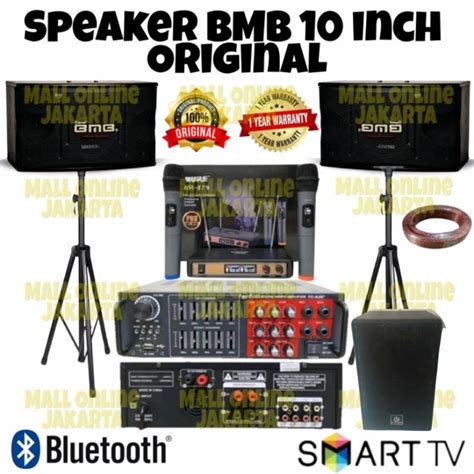 Jual Karaoke Set Rumahan Paket Sound Sistem Bmb 10 Inch Original