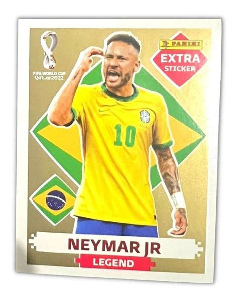 Figurinha Neymar Lendária Legend Gold Copa Do Mundo 2022 Parcelamento