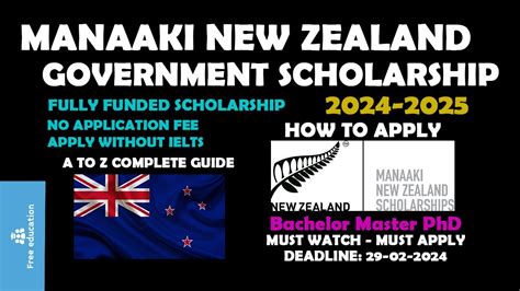 Manaaki New Zealand Scholarships 2024 How To Apply Manaaki