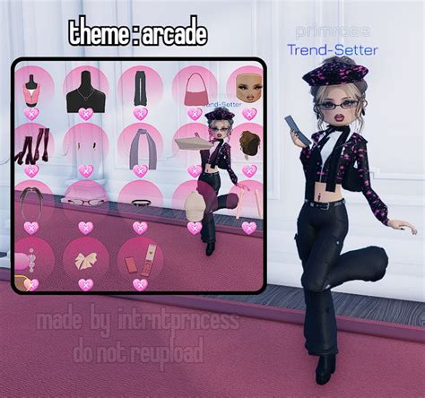 Dti Outfit Ideas Arcade In 2024 Dress To Impress Pattern Outfits