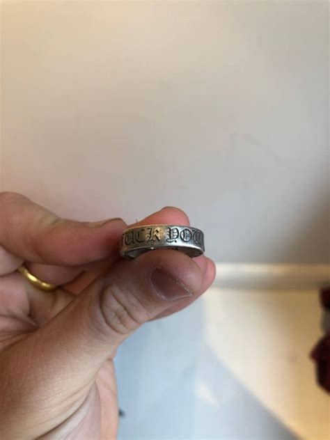 Chrome Hearts Chrome Hearts Fuck You Ring Grailed