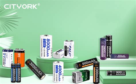 Cityork Akku Aaa Mah Nimh V Aaa Batterien Wiederaufladbar Mit