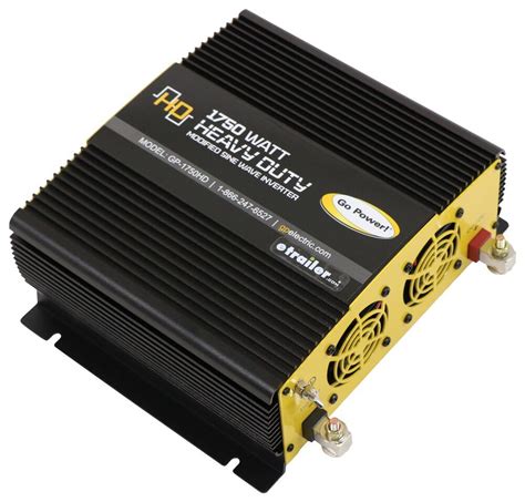 Go Power Heavy Duty Modified Sine Wave Inverter 1750 Watts 12v Go