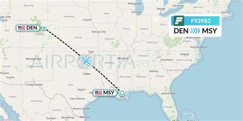 F93982 Flight Status Frontier Airlines Denver To New Orleans FFT3982