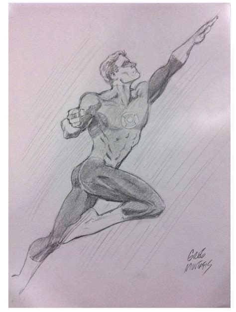 Green Lantern Hal Jordan Sketch In Greg Moutafis S Greg Moutafis