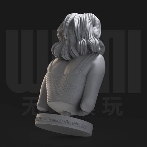 50mm Resin Figure Bust Blonde Woman Lady Girl Unpainted Unassembled 96 Wy EBay