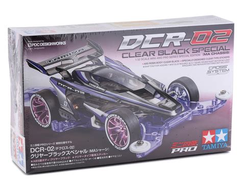 Tamiya 1 32 Jr Dcr 02 Clear Black Special Ma Chassis Mini 4wd Kit [tam95604] Hobbytown