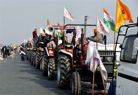 Farmers Take Out Tractors Rallies In Punjab Haryana To Protest Against