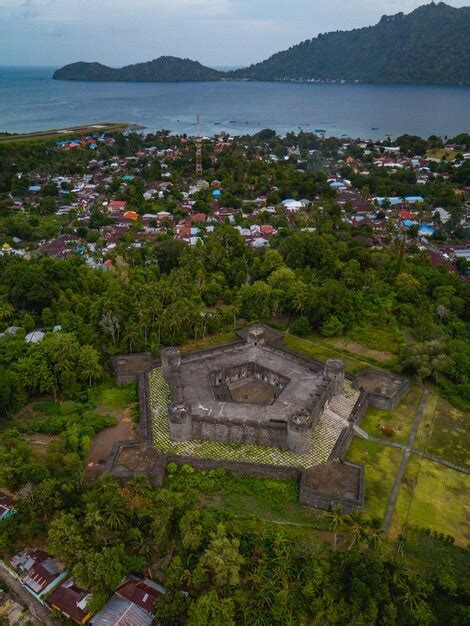 Premium Photo View Of Belgica Fort In Banda Islands Maluku Indonesia