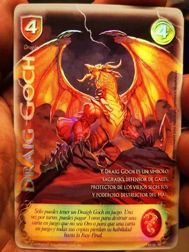 Carta Draig Goch Raza Dragon Mitos Y Leyendas Cuotas Sin Inter S