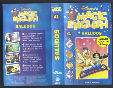 Carátula De Vhs Disneys Magic English Número Comprar Guías