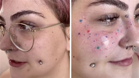 Australian Tattoo Artist Reveals Her Client’s Rainbow Freckle Tattoos Au — Australia