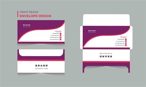 Envelope Design Template Free Vector 34942582 Vector Art at Vecteezy