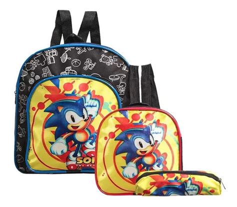 Mochila Escolar Toys 2U Infantil Mochila Escolar Sonic Colors Sega