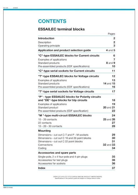 Pdf Essailec Terminal Blocks · Pdf Fileessailec Terminal Blocks