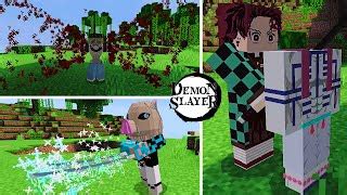 Demon Slayer Addon Mcpe Mod De Kimetsu No Yaiba Minecraft Pe