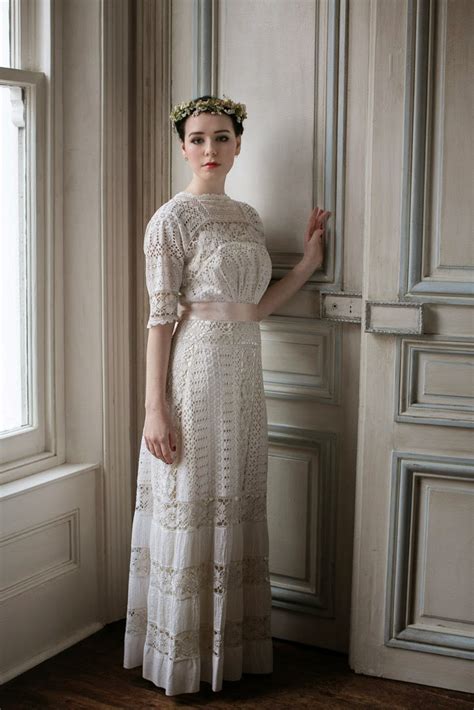 Edwardian Vintage Wedding Dresses A Guide Heavenly Vintage Brides