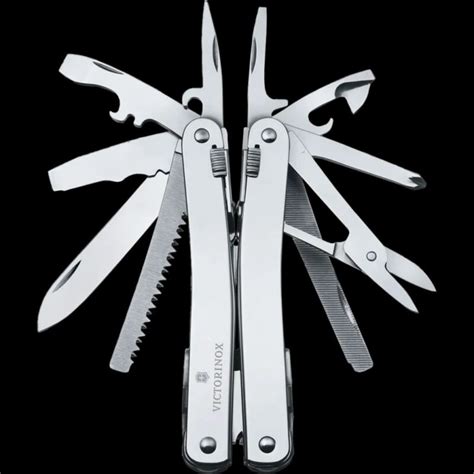 Victorinox SwissTool Spirit X Plus Ratchet With Leather Pouch Blades