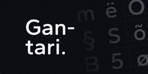 Gantari A New Free Font By Freebiesbundles On Deviantart