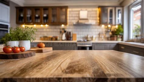 kitchen table front view wooden table stock illustration